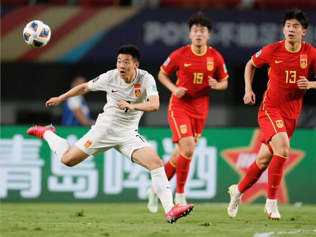 国足力克越南2-0，王秋明精彩凌空破门，武磊再添一球